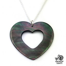 Pendentif Coeur de Nacre...
