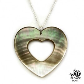 Pendentif Coeur de Nacre...