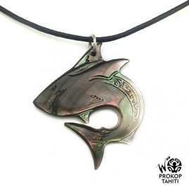 Pendentif Nacre Gravee...