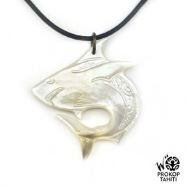 Pendentif Nacre Gravee...