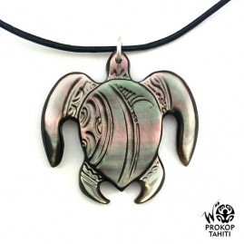 Pendentif Nacre Gravee...
