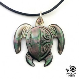 Pendentif Nacre Gravee...