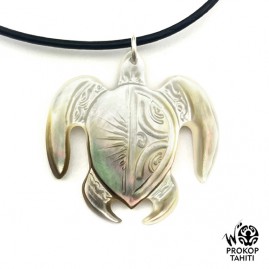 Pendentif Nacre Gravee...