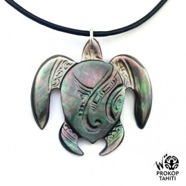 Pendentif Nacre Gravee...
