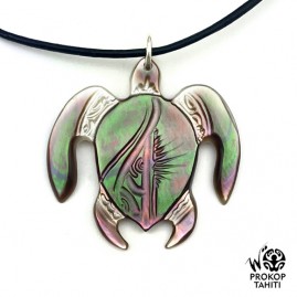 Pendentif Nacre Gravee...