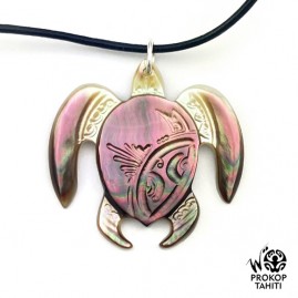 Pendentif Nacre Gravee...
