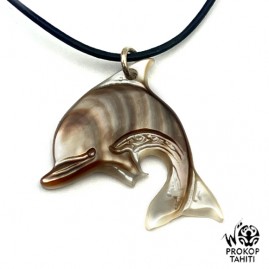 Pendentif Nacre Gravee...