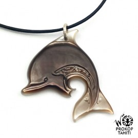 Pendentif Nacre Gravee...