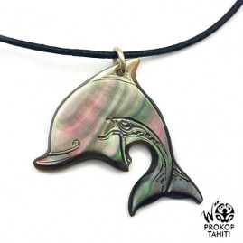 Pendentif Nacre Gravee...