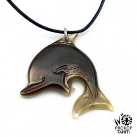 Pendentif Nacre Gravee...