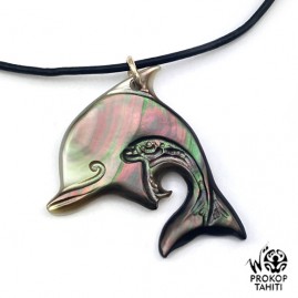 Pendentif Nacre Gravee...