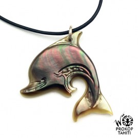 Pendentif Nacre Gravee...