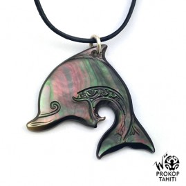 Pendentif Nacre Gravee...
