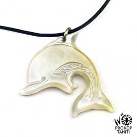 Pendentif Nacre Gravee...