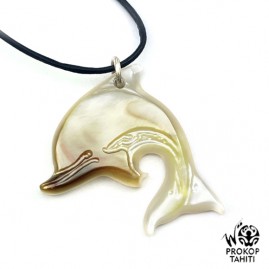 Pendentif Nacre Gravee...