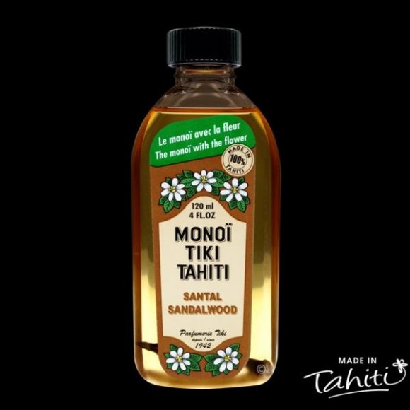 Monoi tiki tahiti 120ml parfum boise du santal