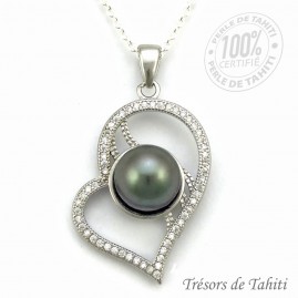 Pendentif Coeur de Perle de...