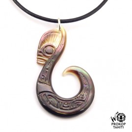 Pendentif Nacre Gravee...