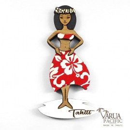 Magnet Bois Vahine Tahiti...