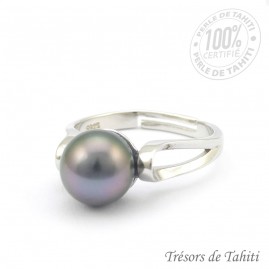 Bague Ajustable Stylisée en...
