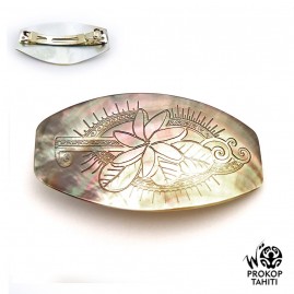 Barrette Cheveux XL Nacre...