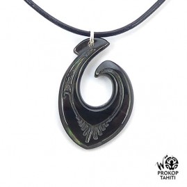 Pendentif Nacre Gravee...