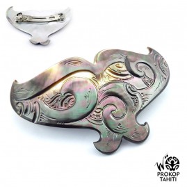 Barrette Cheveux XXL Nacre...