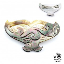 Barrette Cheveux XXL Nacre...