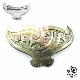 Barrette Cheveux XXL Nacre...