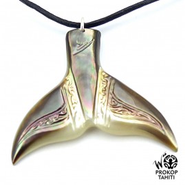 Pendentif Nacre Gravee...