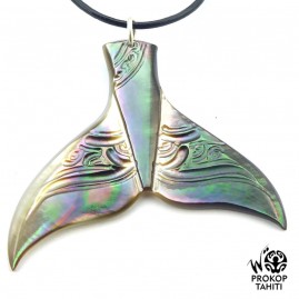 Pendentif Nacre Gravee...