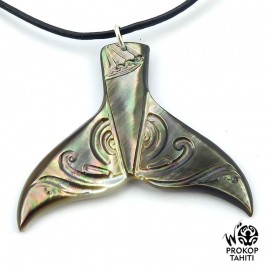 Pendentif Nacre Gravee...