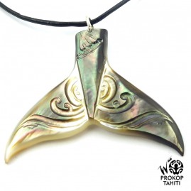 Pendentif Nacre Gravee...