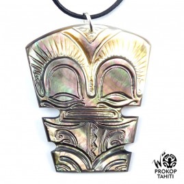 Pendentif Nacre Gravee...