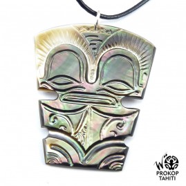 Pendentif Nacre Gravee...