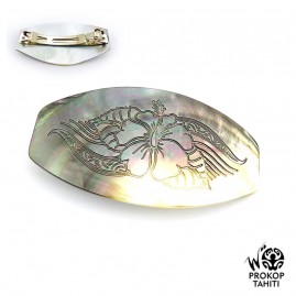 Barrette Cheveux XL Nacre...