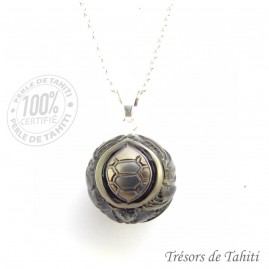 Chaine Argent Perle Gravée...