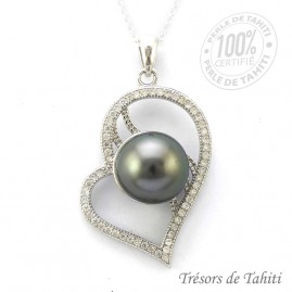 Pendentif Coeur de Perle de...