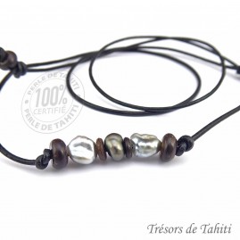 Collier Cuir Ras du Cou 3...
