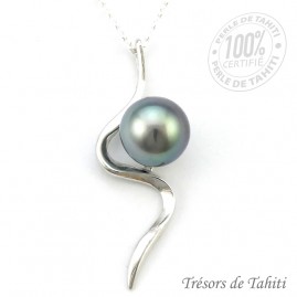 Pendentif S Perle de Tahiti...