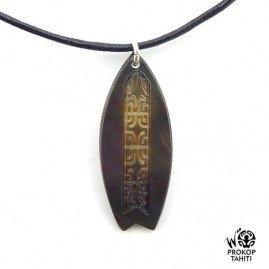 Pendentif Nacre Gravee...