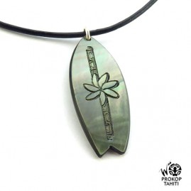 Pendentif Nacre Gravee...