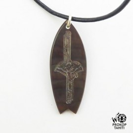 Pendentif Nacre Gravee...