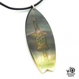 Pendentif Nacre Gravee...