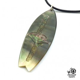 Pendentif Nacre Gravee...