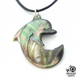 Pendentif Nacre Gravee...