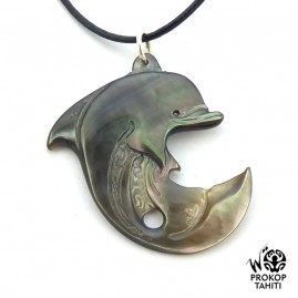 Pendentif Nacre Gravee...