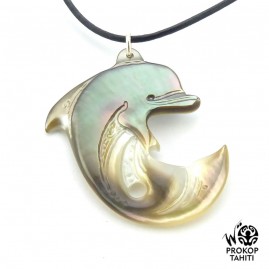 Pendentif Nacre Gravee...