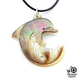 Pendentif Nacre Gravee...
