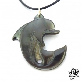 Pendentif Nacre Gravee...